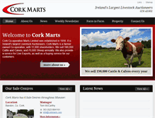 Tablet Screenshot of corkmarts.com